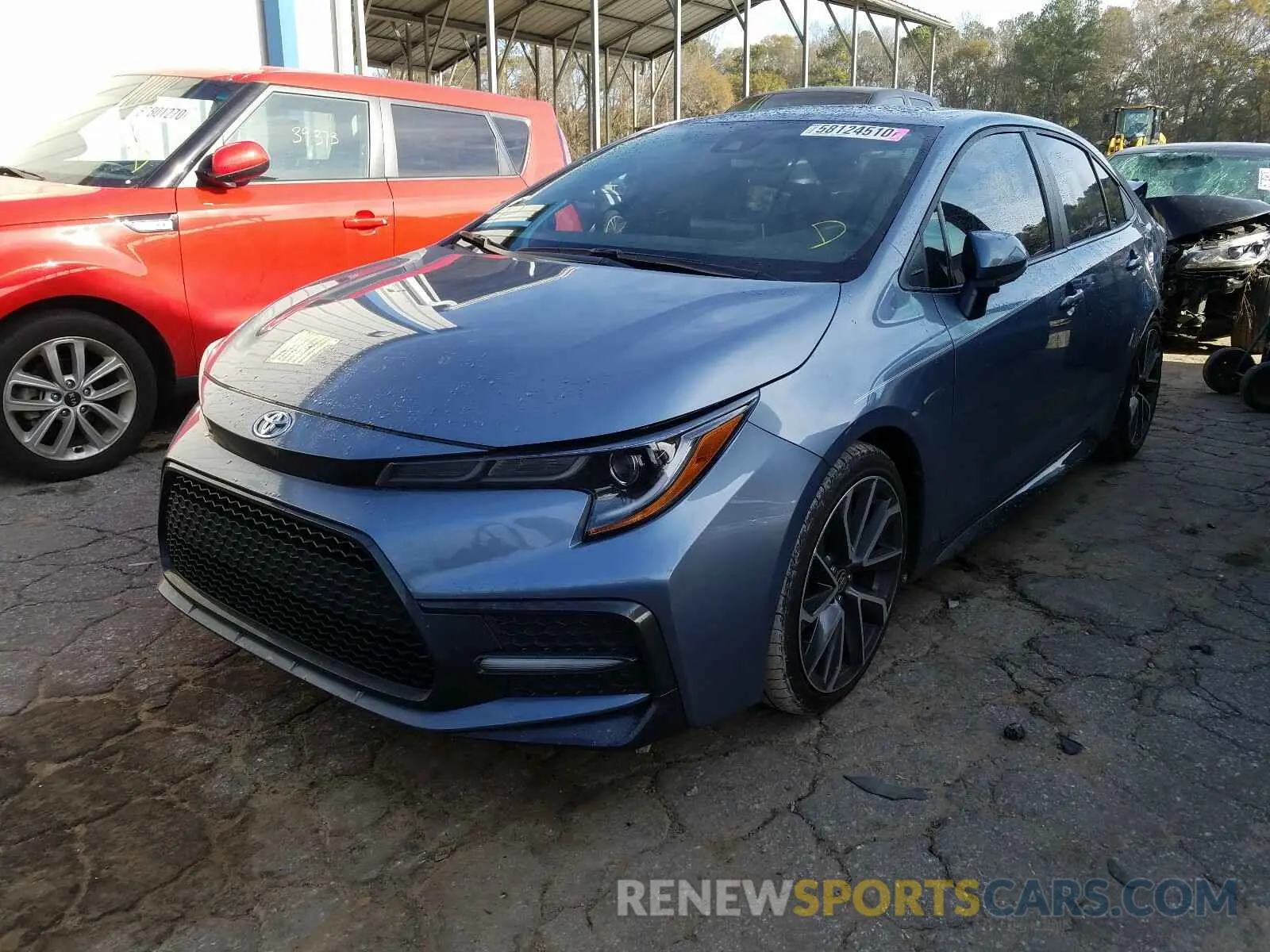 2 Photograph of a damaged car 5YFP4RCE4LP019305 TOYOTA COROLLA 2020