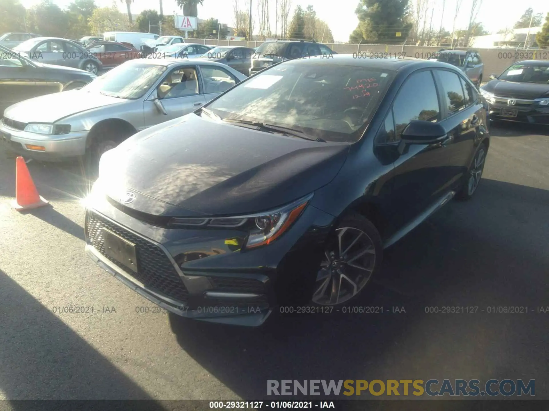2 Photograph of a damaged car 5YFP4RCE4LP034998 TOYOTA COROLLA 2020