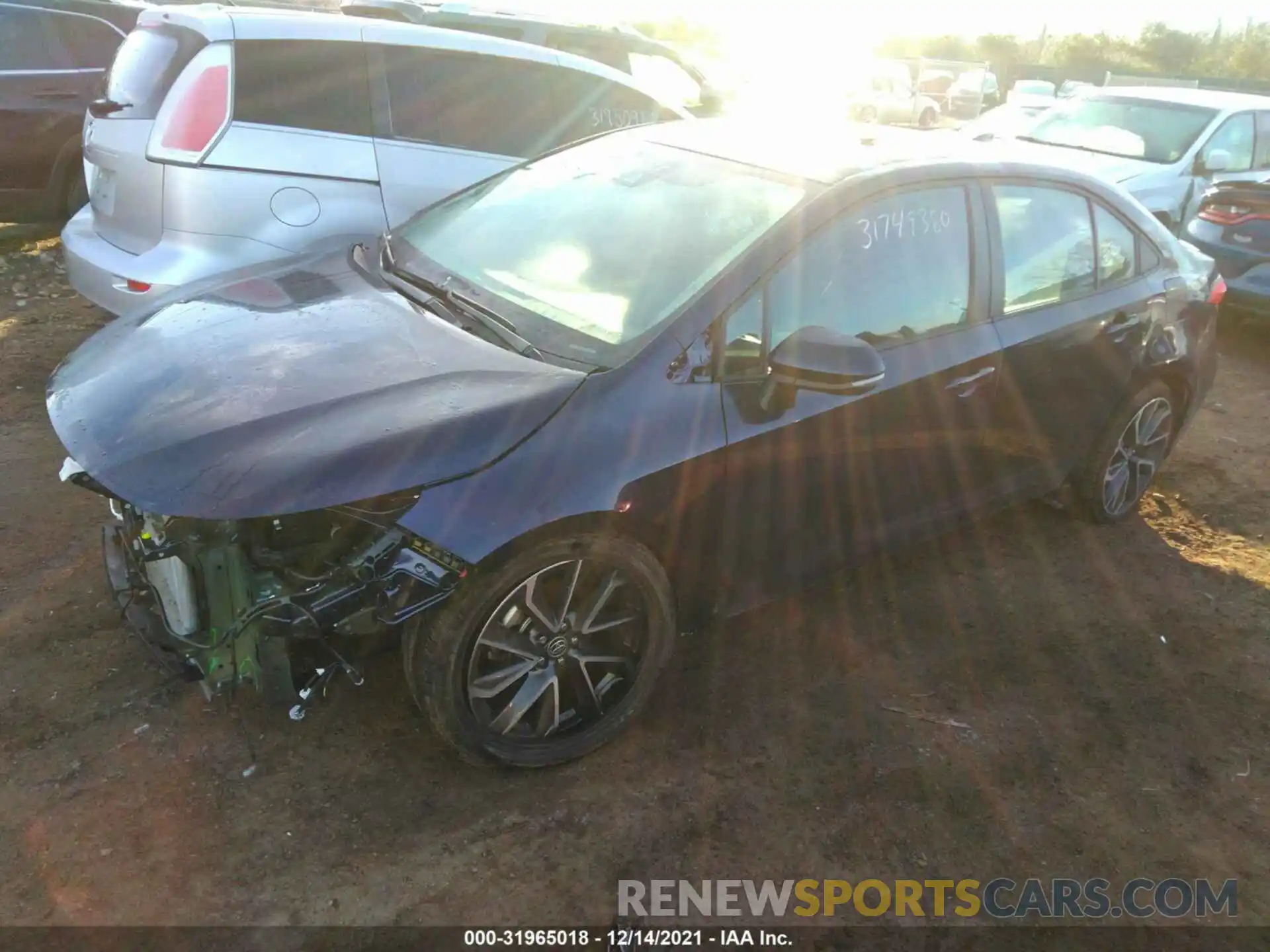 2 Photograph of a damaged car 5YFP4RCE5LP041328 TOYOTA COROLLA 2020