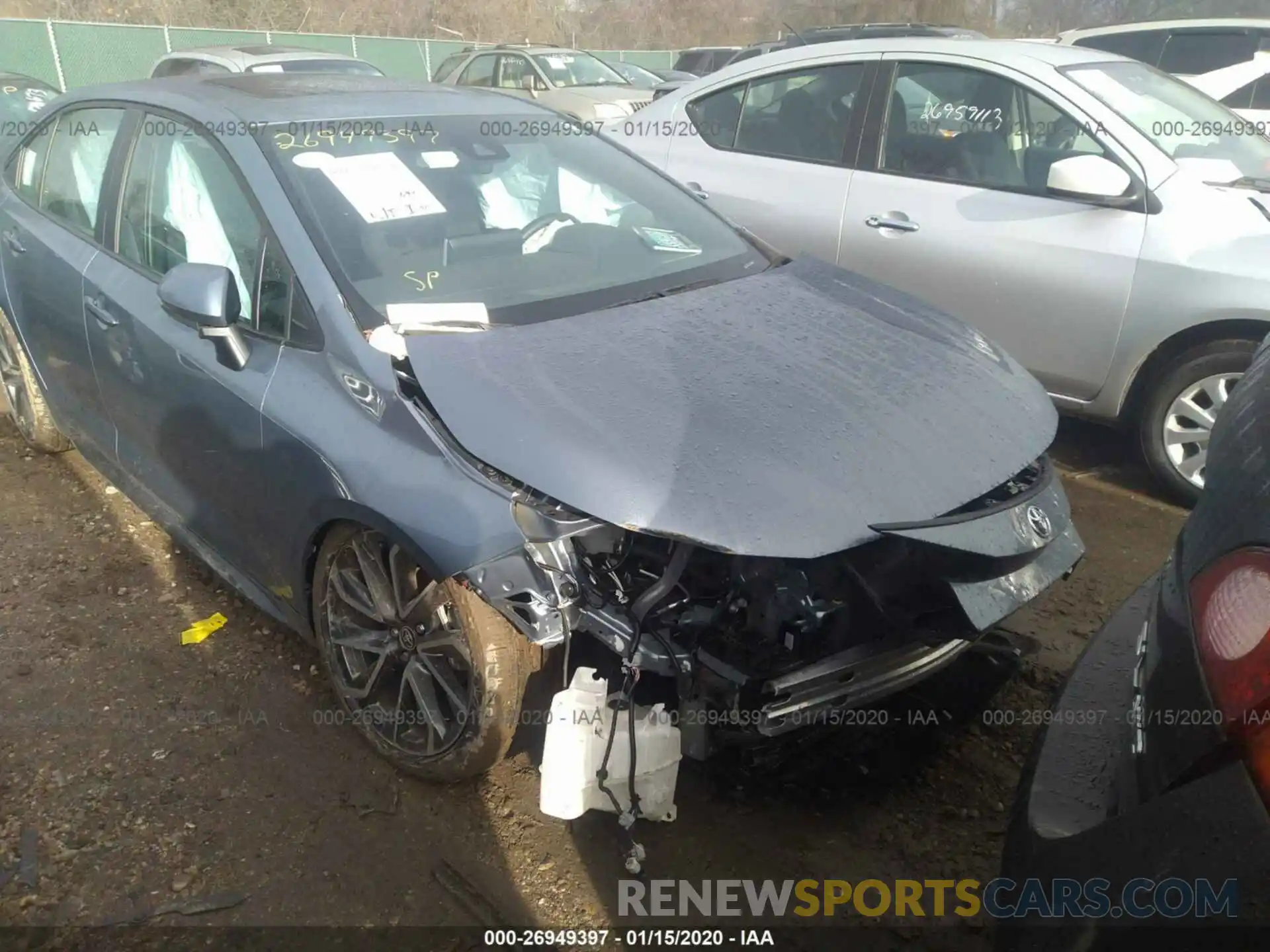 1 Photograph of a damaged car 5YFP4RCE6LP015188 TOYOTA COROLLA 2020