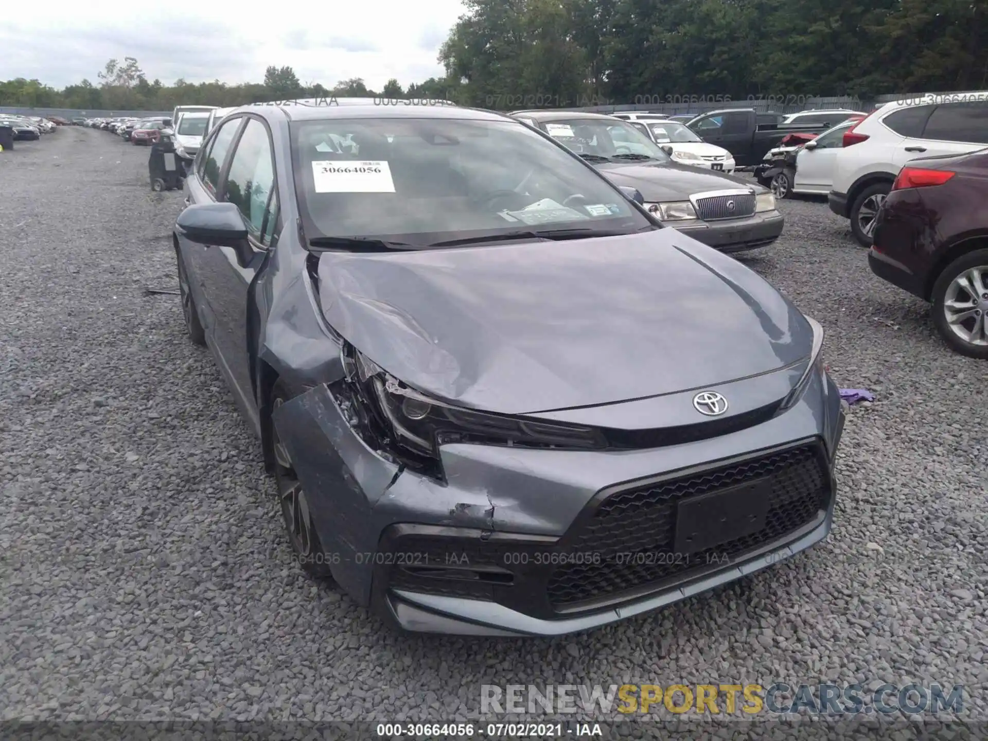 1 Photograph of a damaged car 5YFP4RCE7LP013787 TOYOTA COROLLA 2020