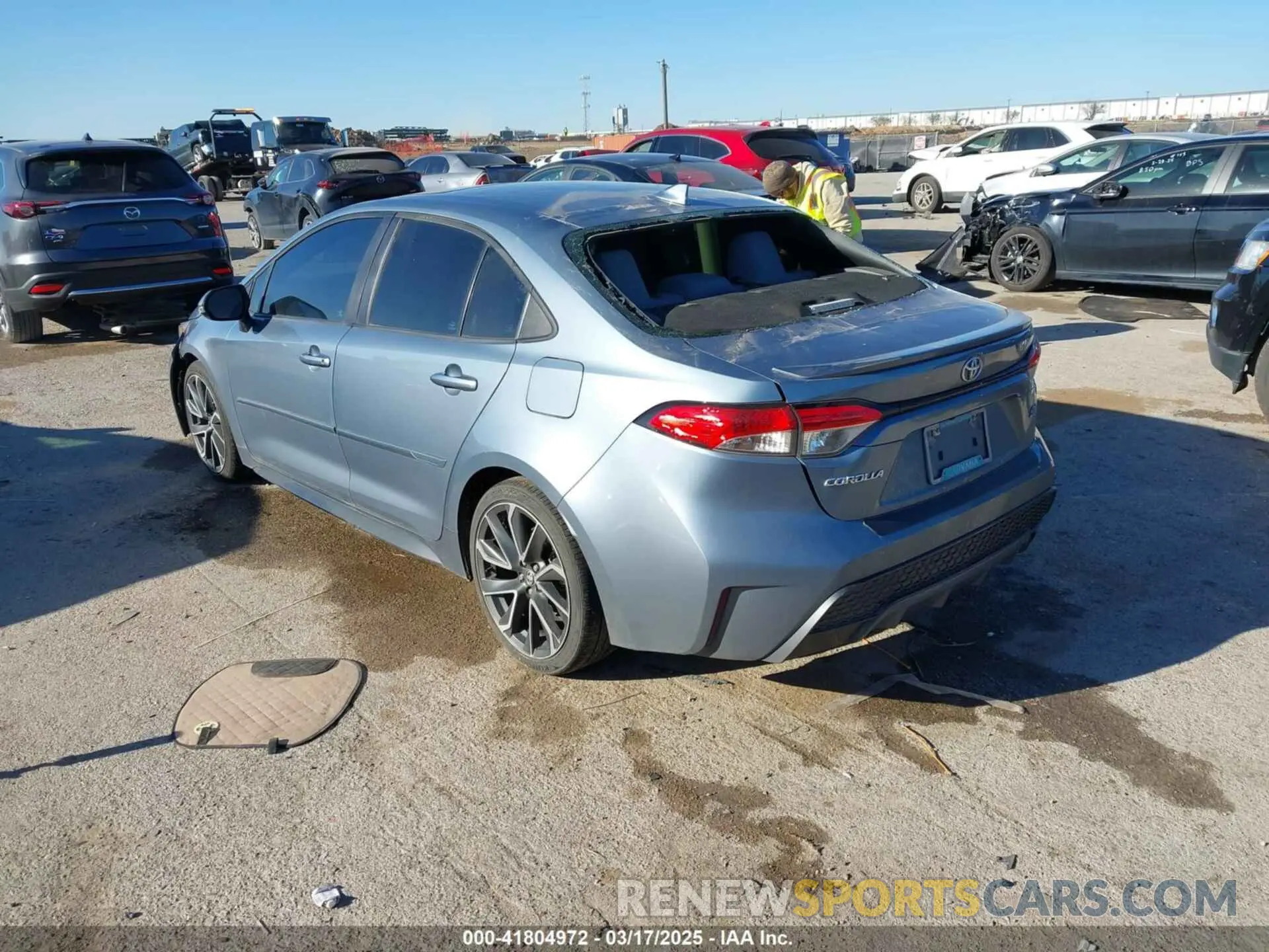 3 Photograph of a damaged car 5YFP4RCE7LP015507 TOYOTA COROLLA 2020