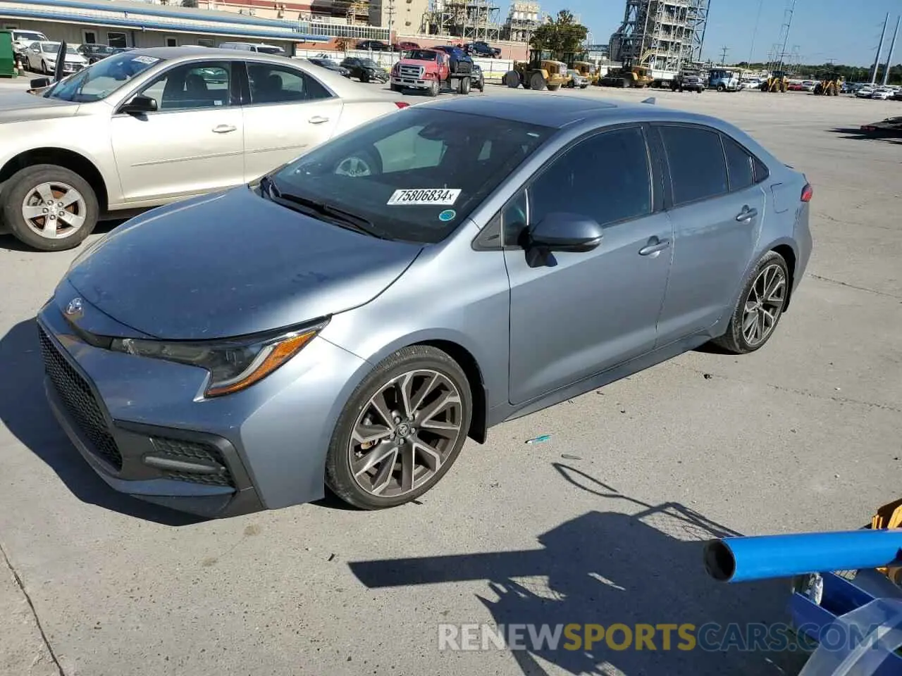 1 Photograph of a damaged car 5YFP4RCE7LP055022 TOYOTA COROLLA 2020