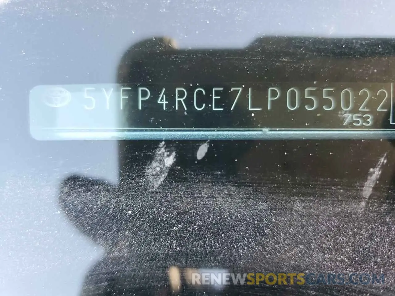 13 Photograph of a damaged car 5YFP4RCE7LP055022 TOYOTA COROLLA 2020