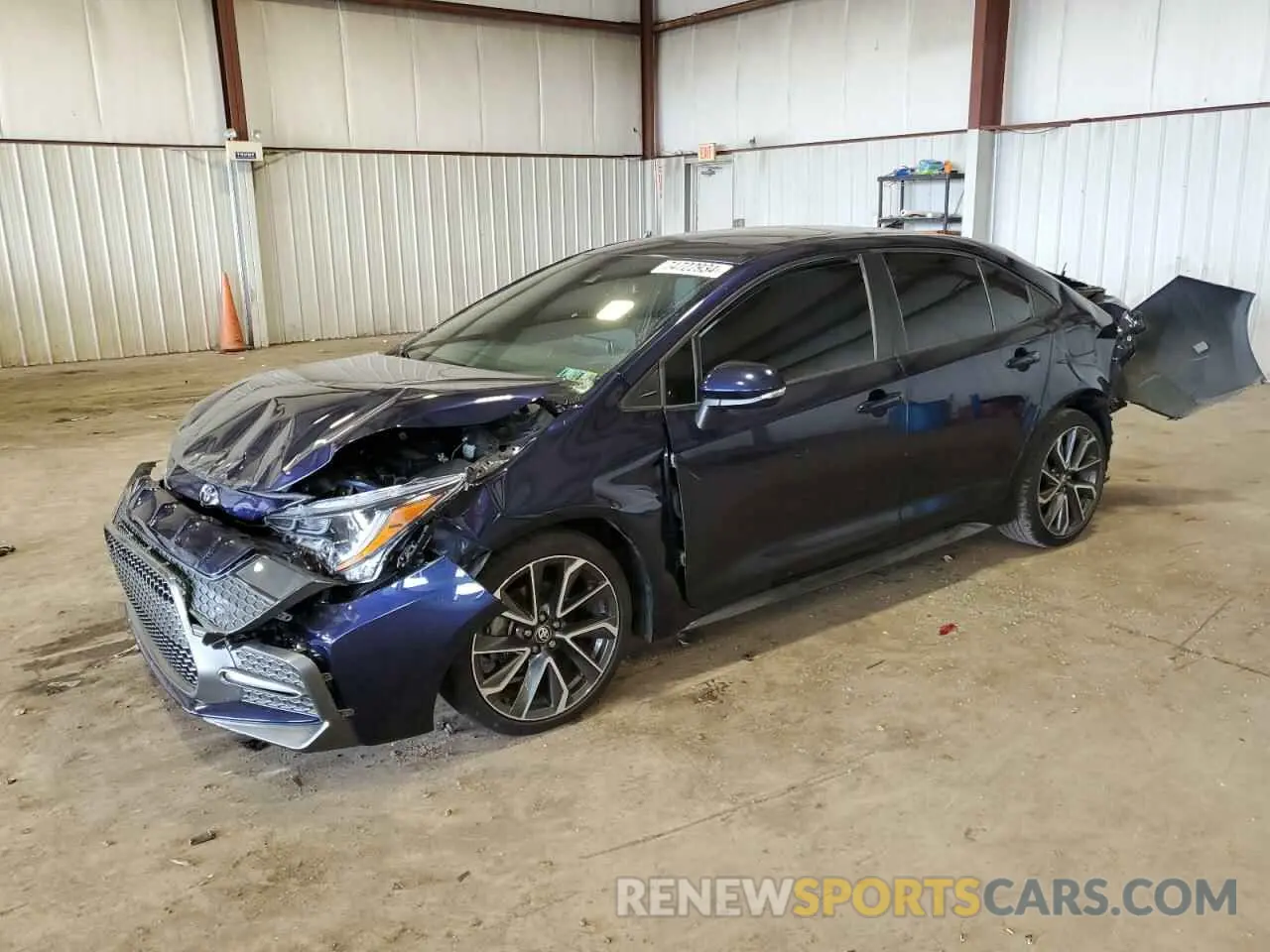 1 Photograph of a damaged car 5YFP4RCE8LP020053 TOYOTA COROLLA 2020