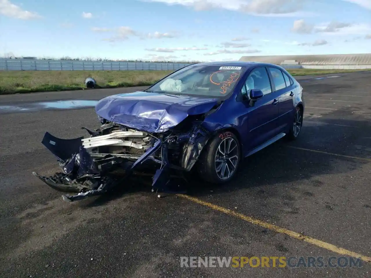 2 Photograph of a damaged car 5YFP4RCE8LP025608 TOYOTA COROLLA 2020