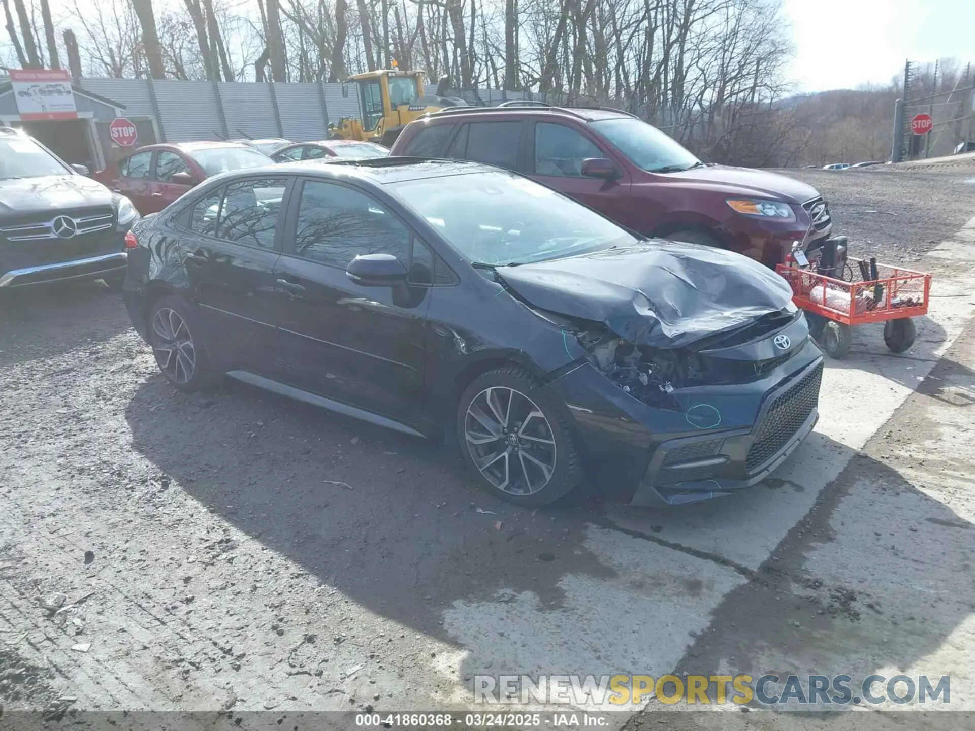 1 Photograph of a damaged car 5YFP4RCE9LP009370 TOYOTA COROLLA 2020