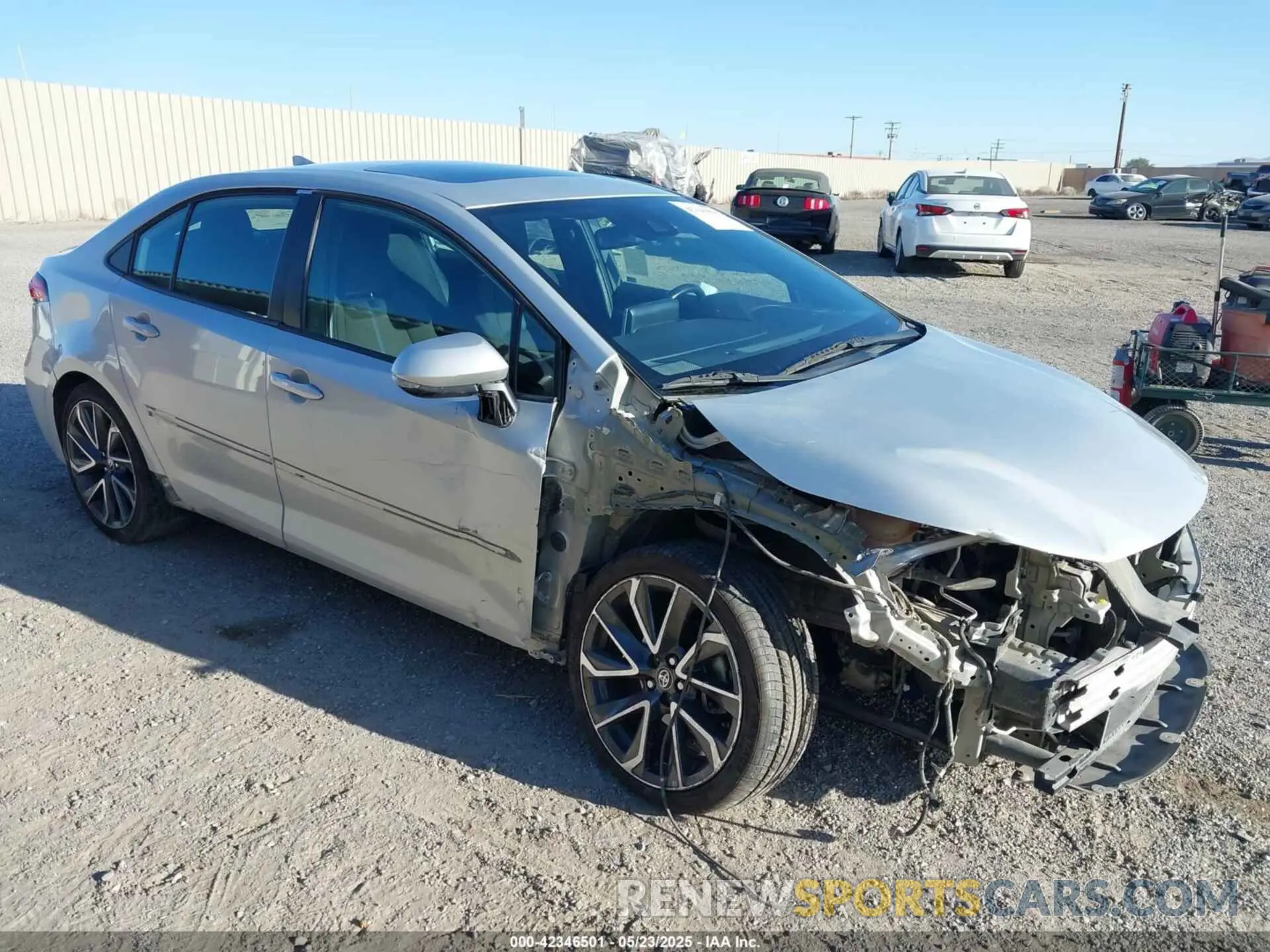 1 Photograph of a damaged car 5YFP4RCE9LP023947 TOYOTA COROLLA 2020