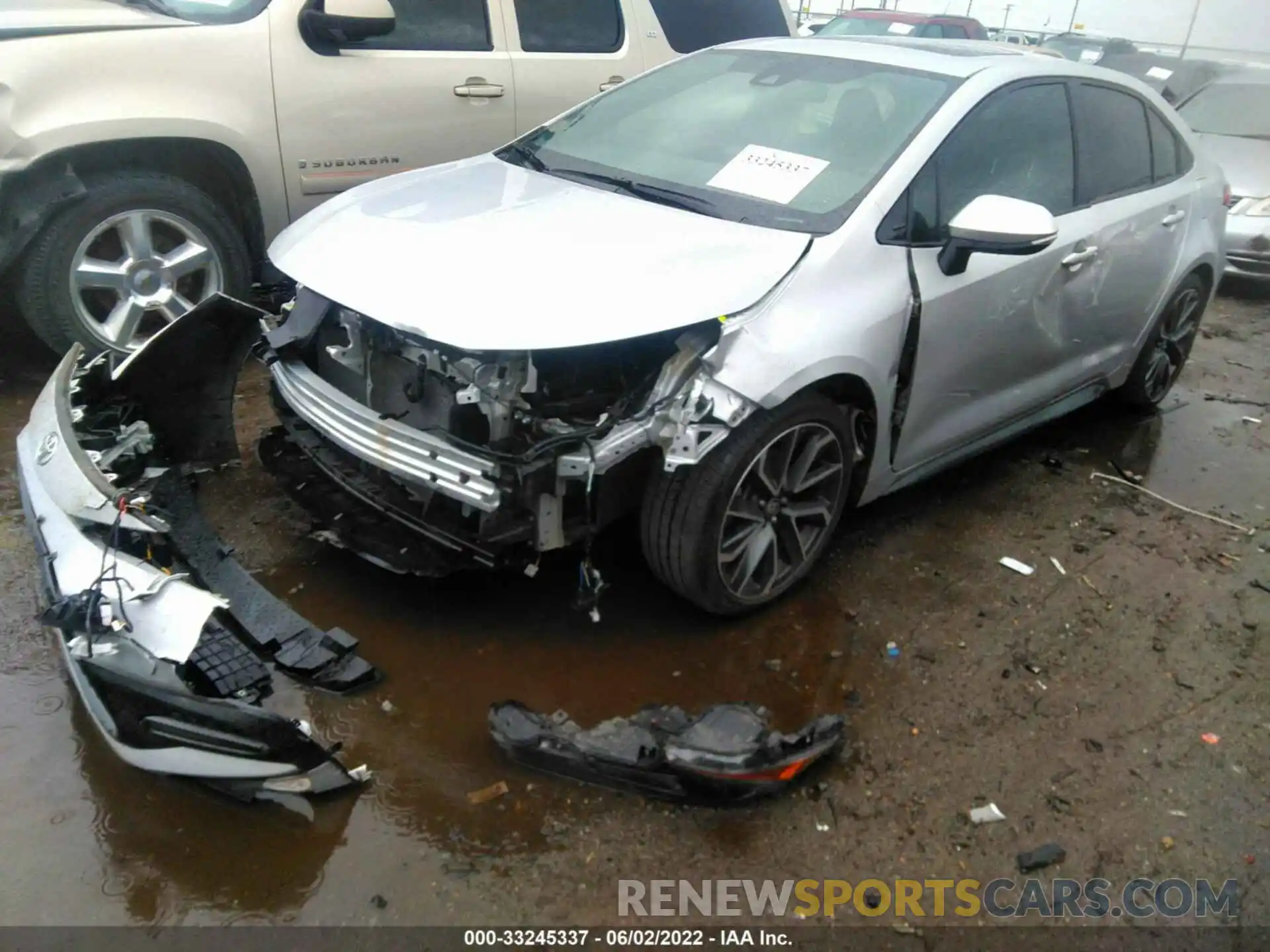 2 Photograph of a damaged car 5YFP4RCE9LP047746 TOYOTA COROLLA 2020