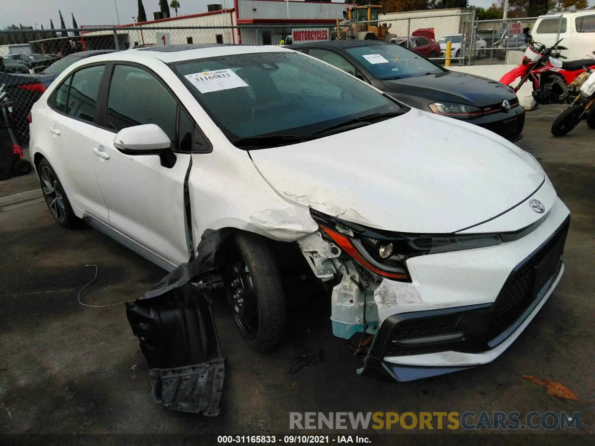 1 Photograph of a damaged car 5YFP4RCEXLP022774 TOYOTA COROLLA 2020