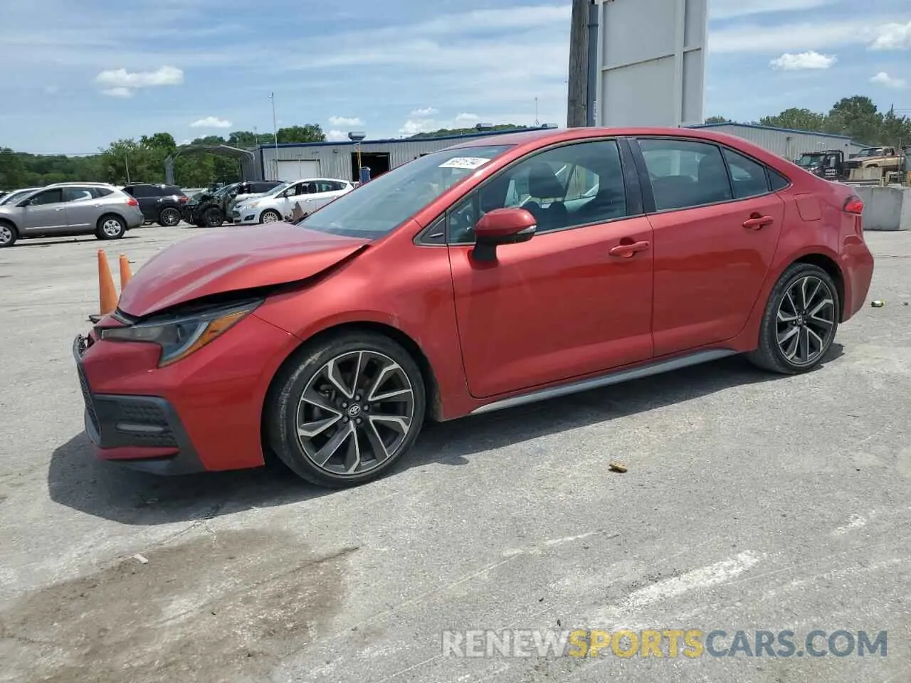 1 Photograph of a damaged car 5YFS4RCE0LP002267 TOYOTA COROLLA 2020
