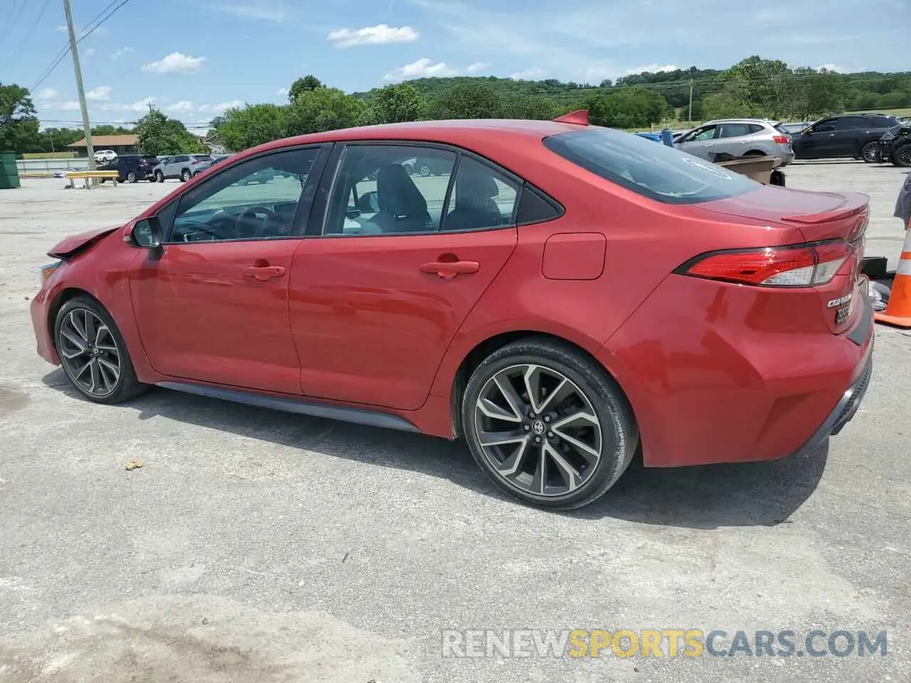 2 Photograph of a damaged car 5YFS4RCE0LP002267 TOYOTA COROLLA 2020