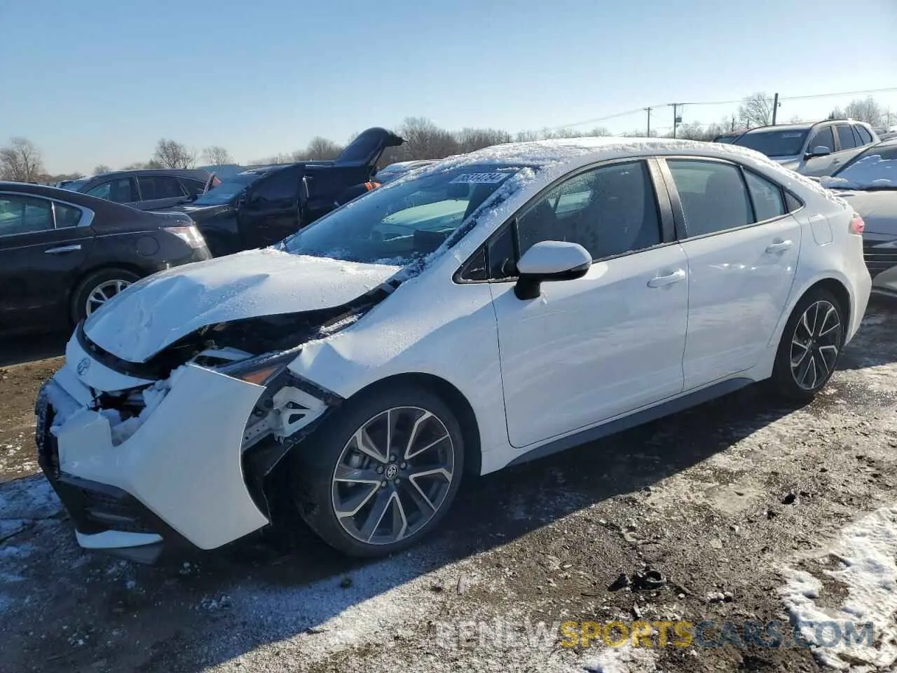 1 Photograph of a damaged car 5YFS4RCE0LP016511 TOYOTA COROLLA 2020