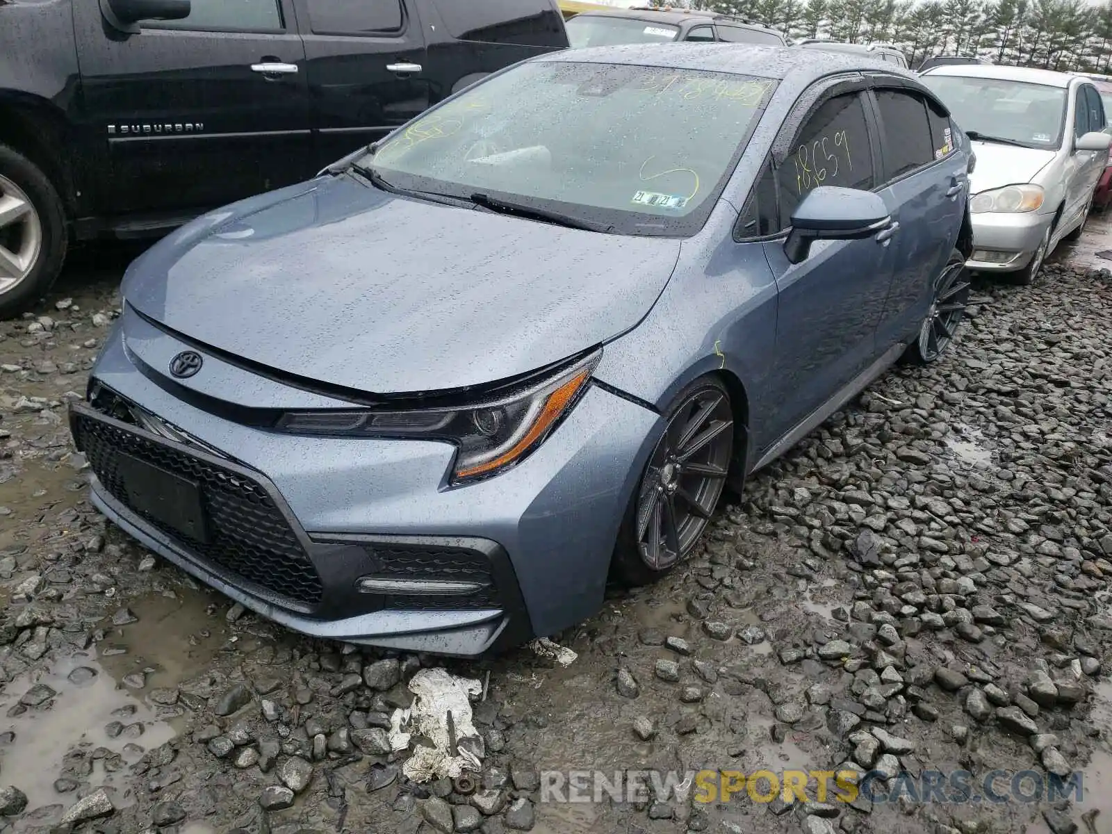 2 Photograph of a damaged car 5YFS4RCE0LP018727 TOYOTA COROLLA 2020