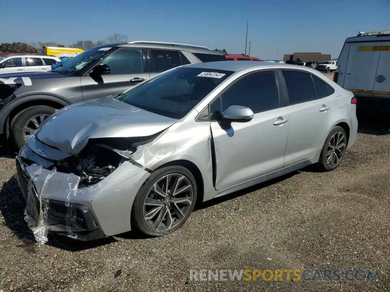 1 Photograph of a damaged car 5YFS4RCE0LP024219 TOYOTA COROLLA 2020