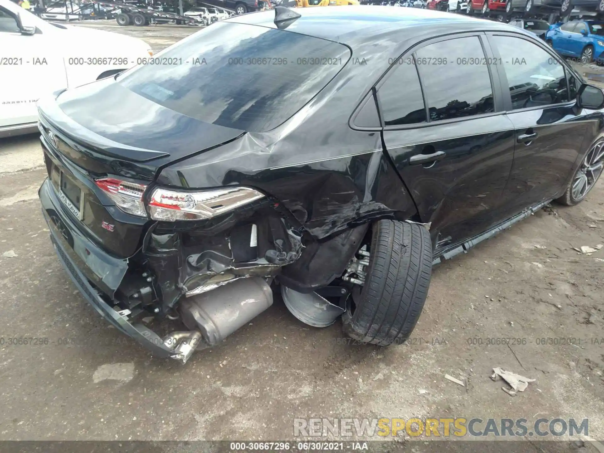 6 Photograph of a damaged car 5YFS4RCE0LP028416 TOYOTA COROLLA 2020