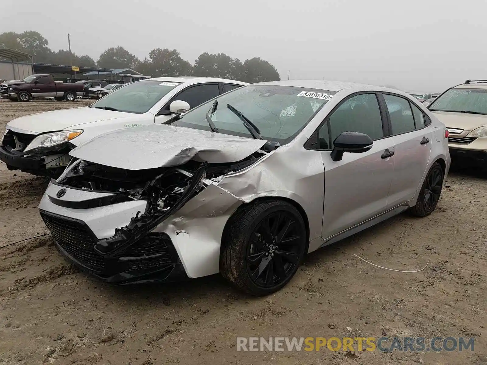 2 Photograph of a damaged car 5YFS4RCE0LP031302 TOYOTA COROLLA 2020