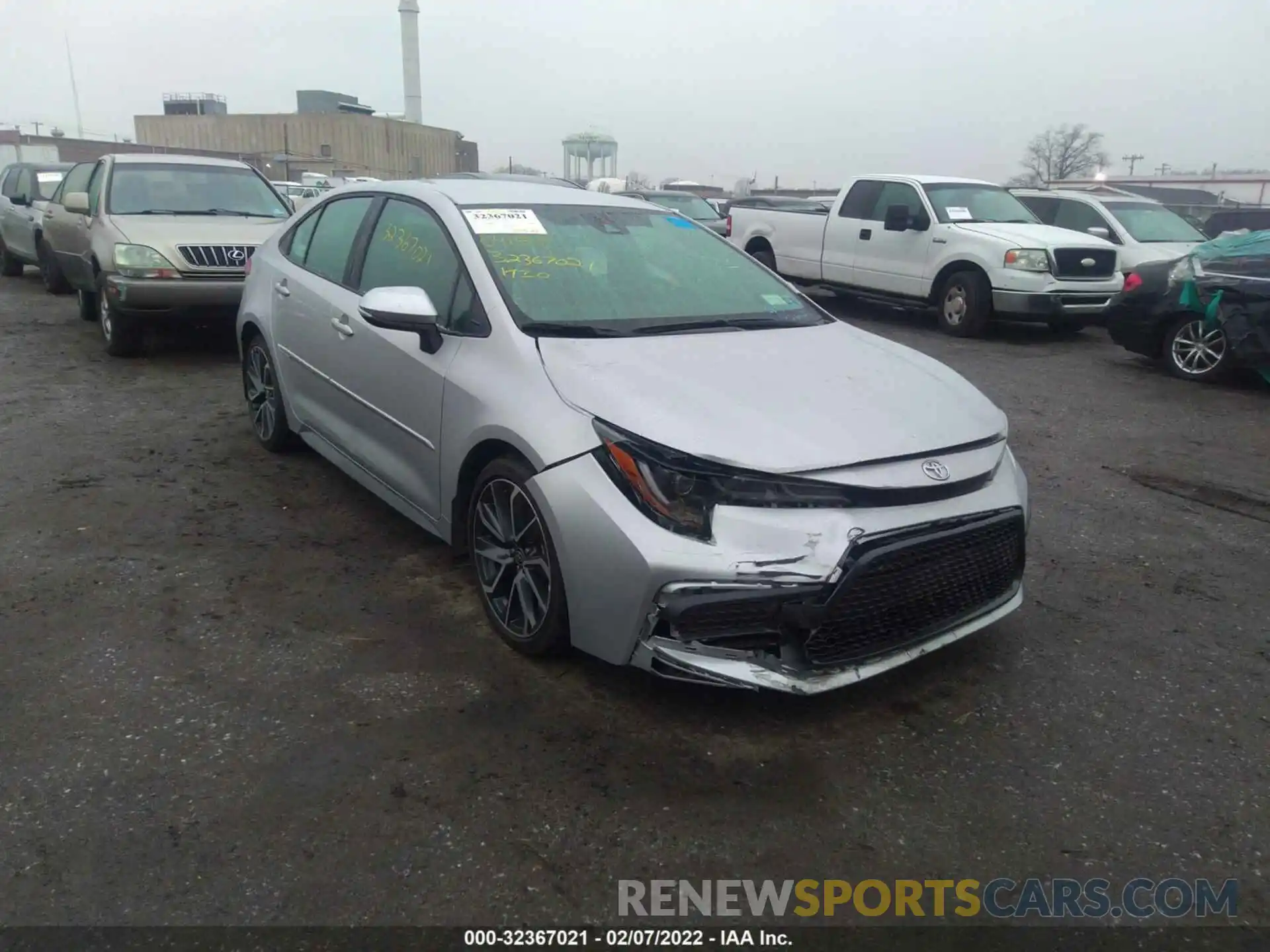 1 Photograph of a damaged car 5YFS4RCE0LP041859 TOYOTA COROLLA 2020