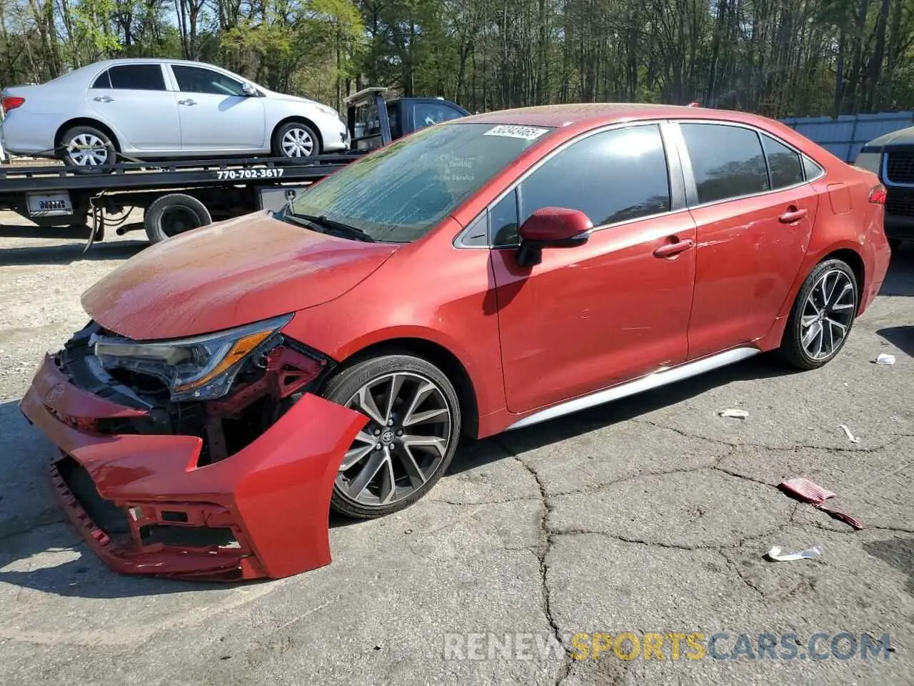 1 Photograph of a damaged car 5YFS4RCE0LP047905 TOYOTA COROLLA 2020