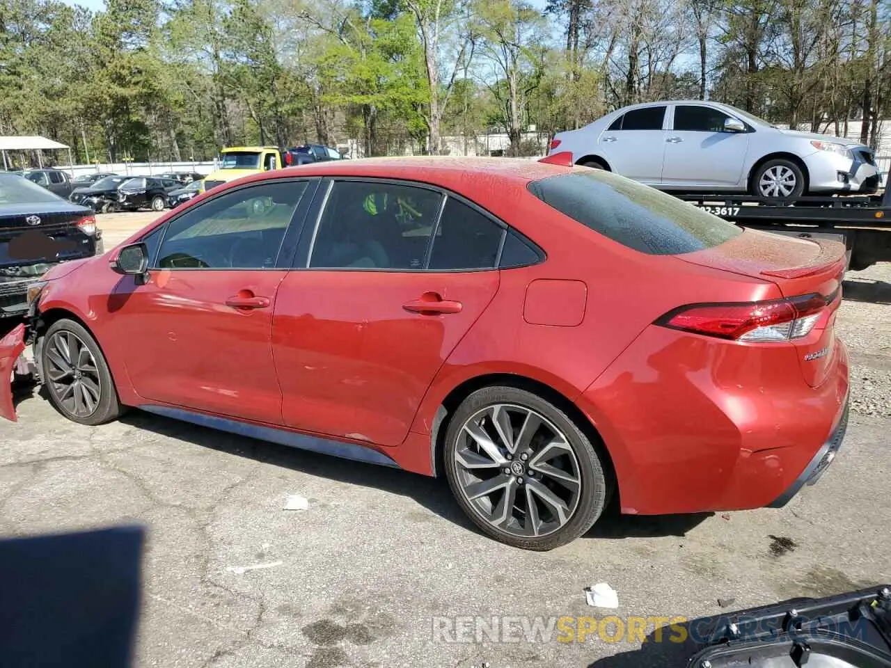 2 Photograph of a damaged car 5YFS4RCE0LP047905 TOYOTA COROLLA 2020