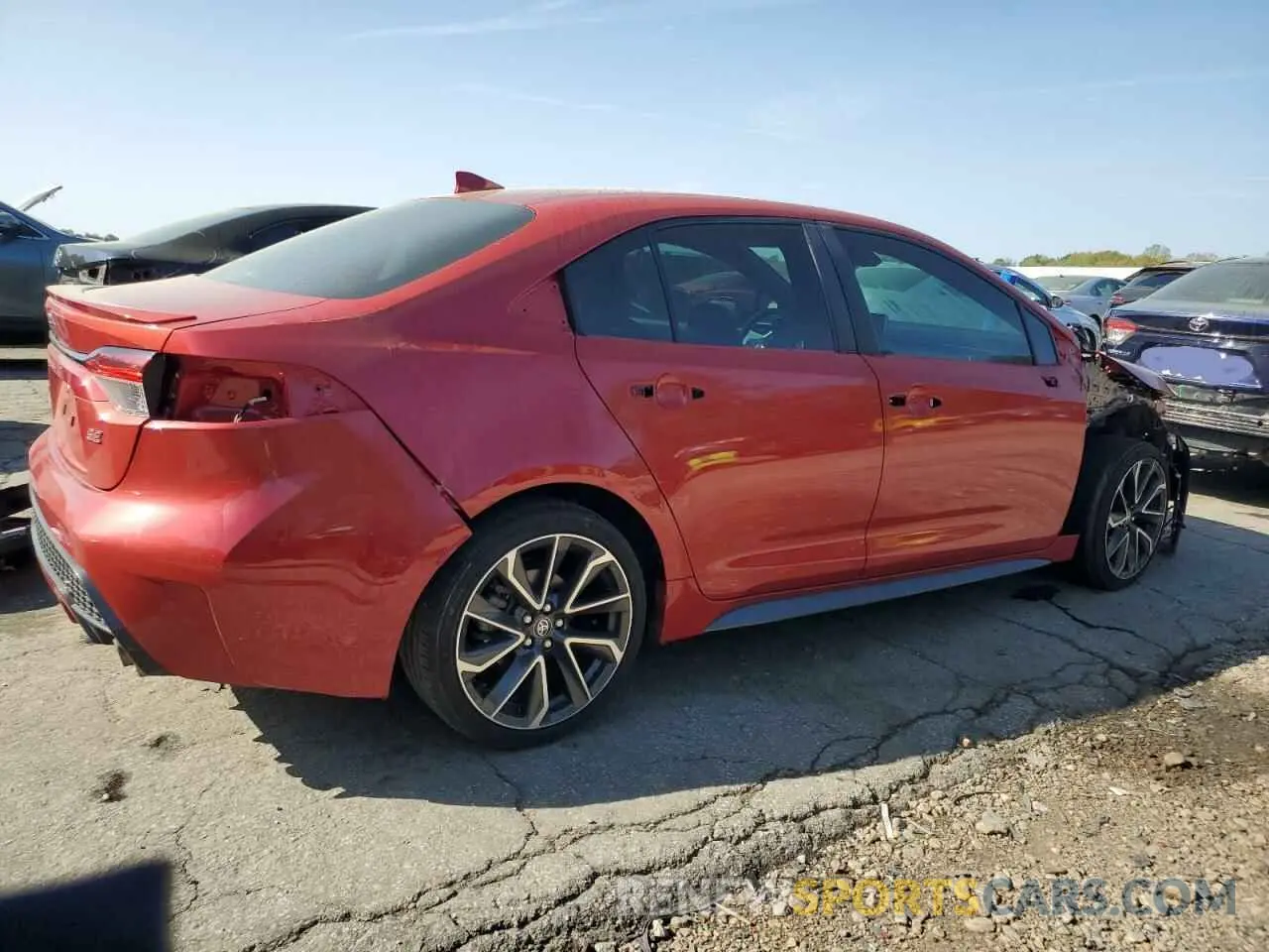 3 Photograph of a damaged car 5YFS4RCE0LP047905 TOYOTA COROLLA 2020