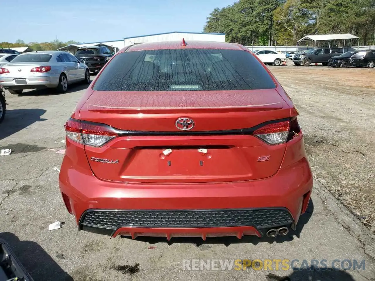 6 Photograph of a damaged car 5YFS4RCE0LP047905 TOYOTA COROLLA 2020