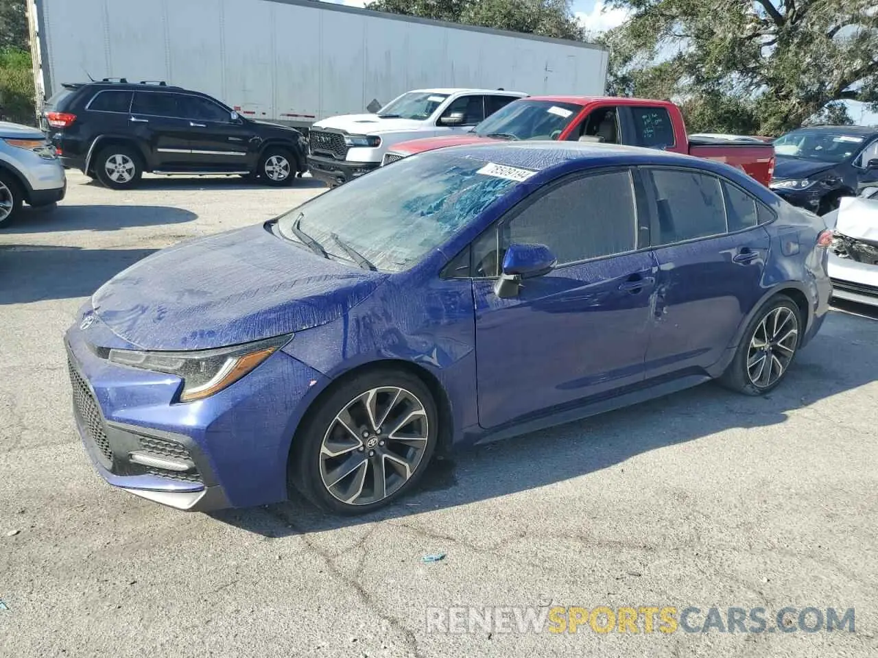 1 Photograph of a damaged car 5YFS4RCE0LP054286 TOYOTA COROLLA 2020
