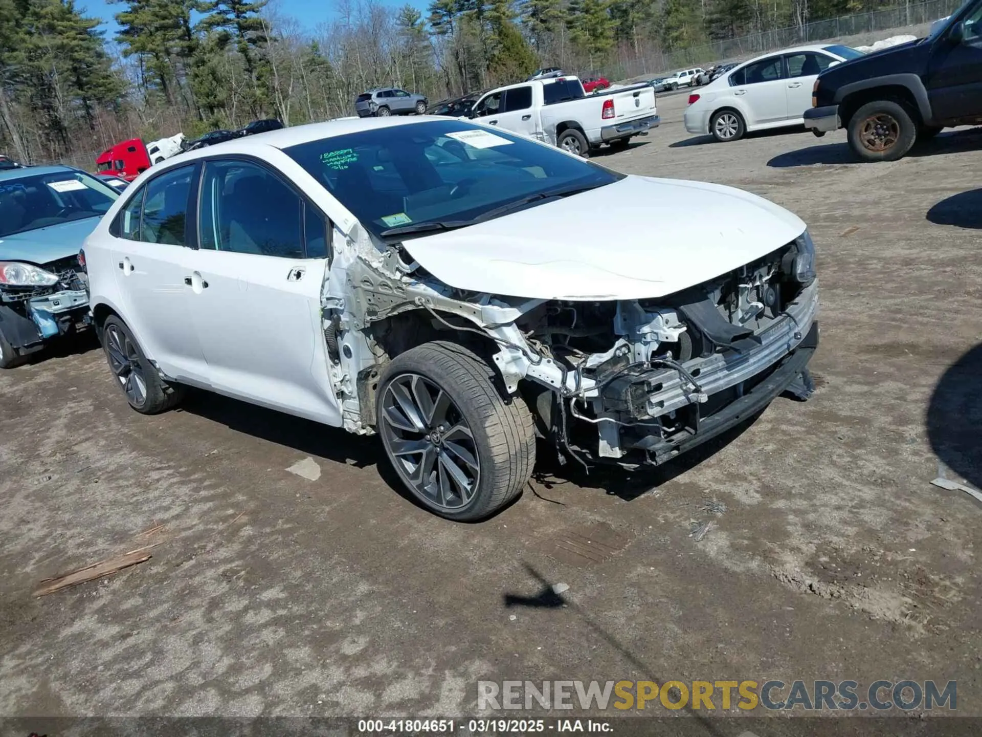 1 Photograph of a damaged car 5YFS4RCE0LP055907 TOYOTA COROLLA 2020