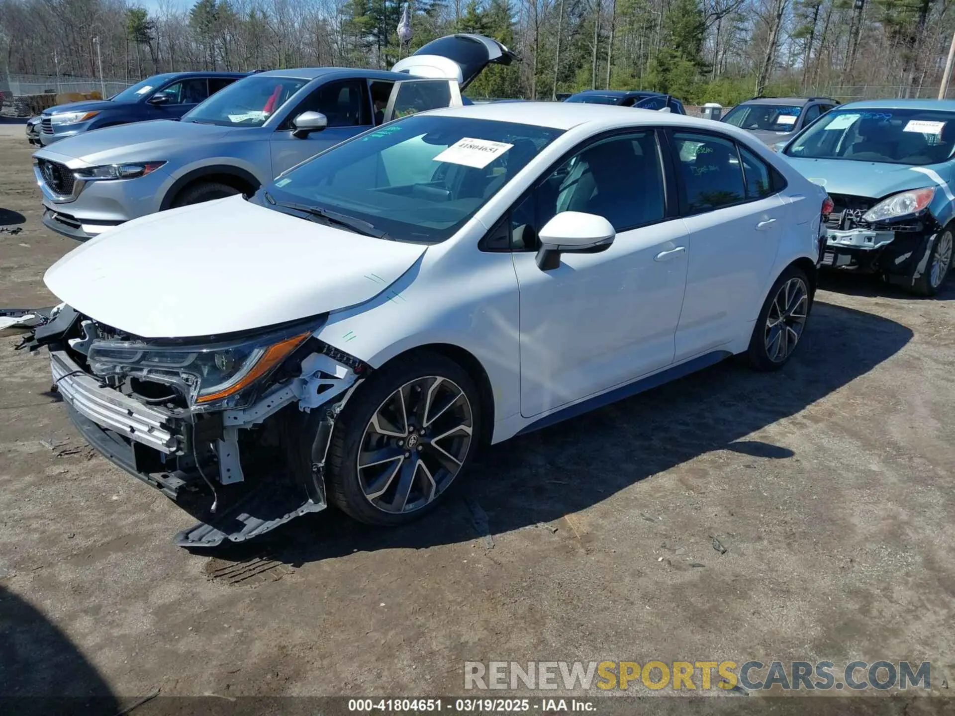 2 Photograph of a damaged car 5YFS4RCE0LP055907 TOYOTA COROLLA 2020