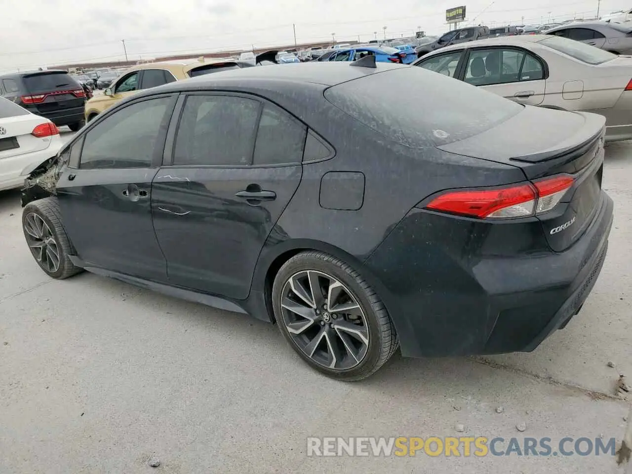 2 Photograph of a damaged car 5YFS4RCE0LP056054 TOYOTA COROLLA 2020