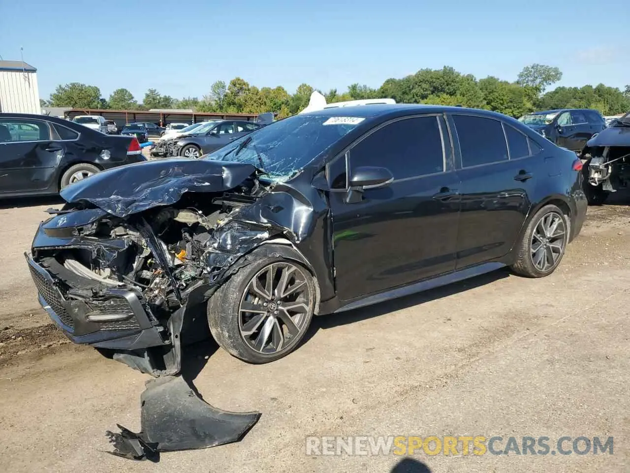1 Photograph of a damaged car 5YFS4RCE1LP030627 TOYOTA COROLLA 2020
