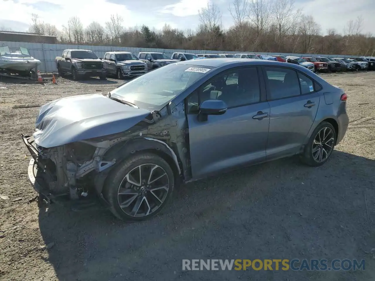 1 Photograph of a damaged car 5YFS4RCE1LP031101 TOYOTA COROLLA 2020
