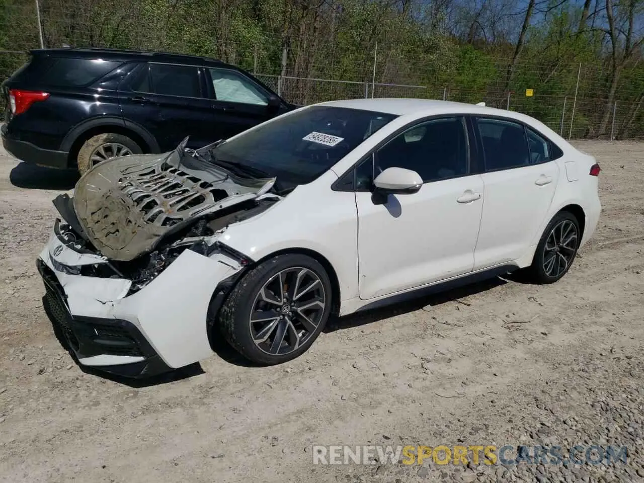 1 Photograph of a damaged car 5YFS4RCE1LP041658 TOYOTA COROLLA 2020
