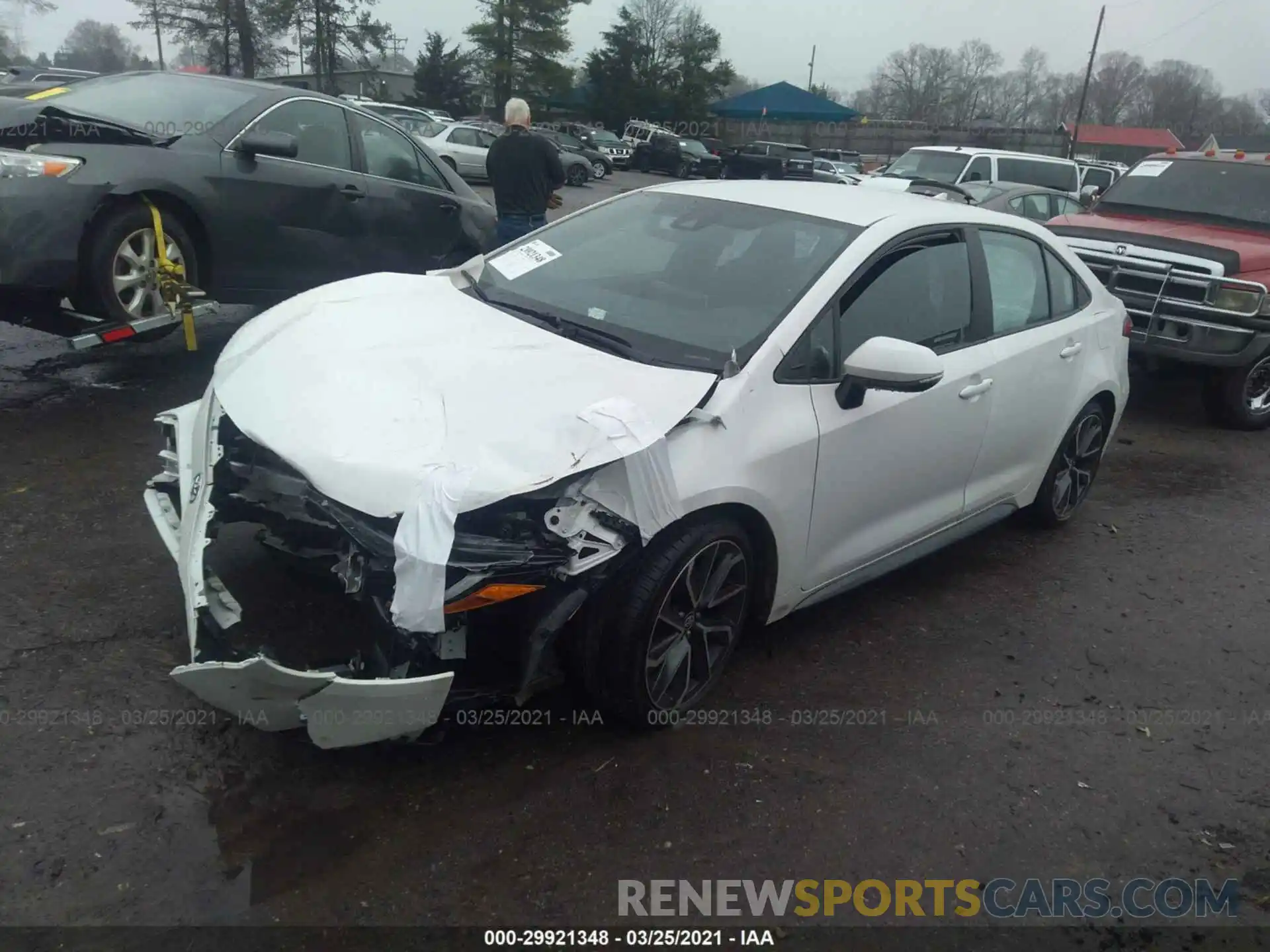 2 Photograph of a damaged car 5YFS4RCE1LP048657 TOYOTA COROLLA 2020