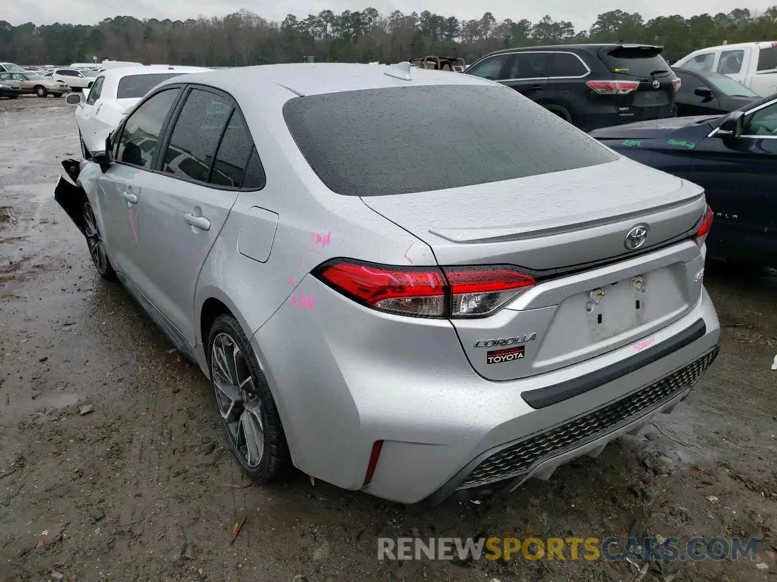 3 Photograph of a damaged car 5YFS4RCE1LP048934 TOYOTA COROLLA 2020