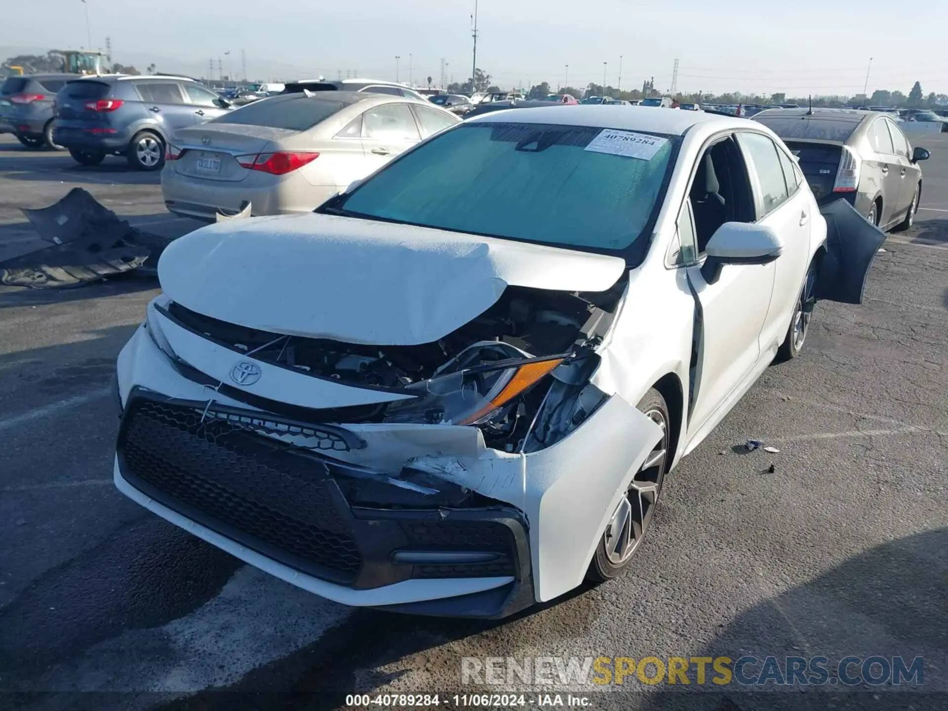 2 Photograph of a damaged car 5YFS4RCE1LP053499 TOYOTA COROLLA 2020