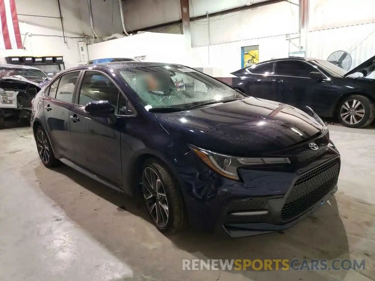 1 Photograph of a damaged car 5YFS4RCE1LP056791 TOYOTA COROLLA 2020