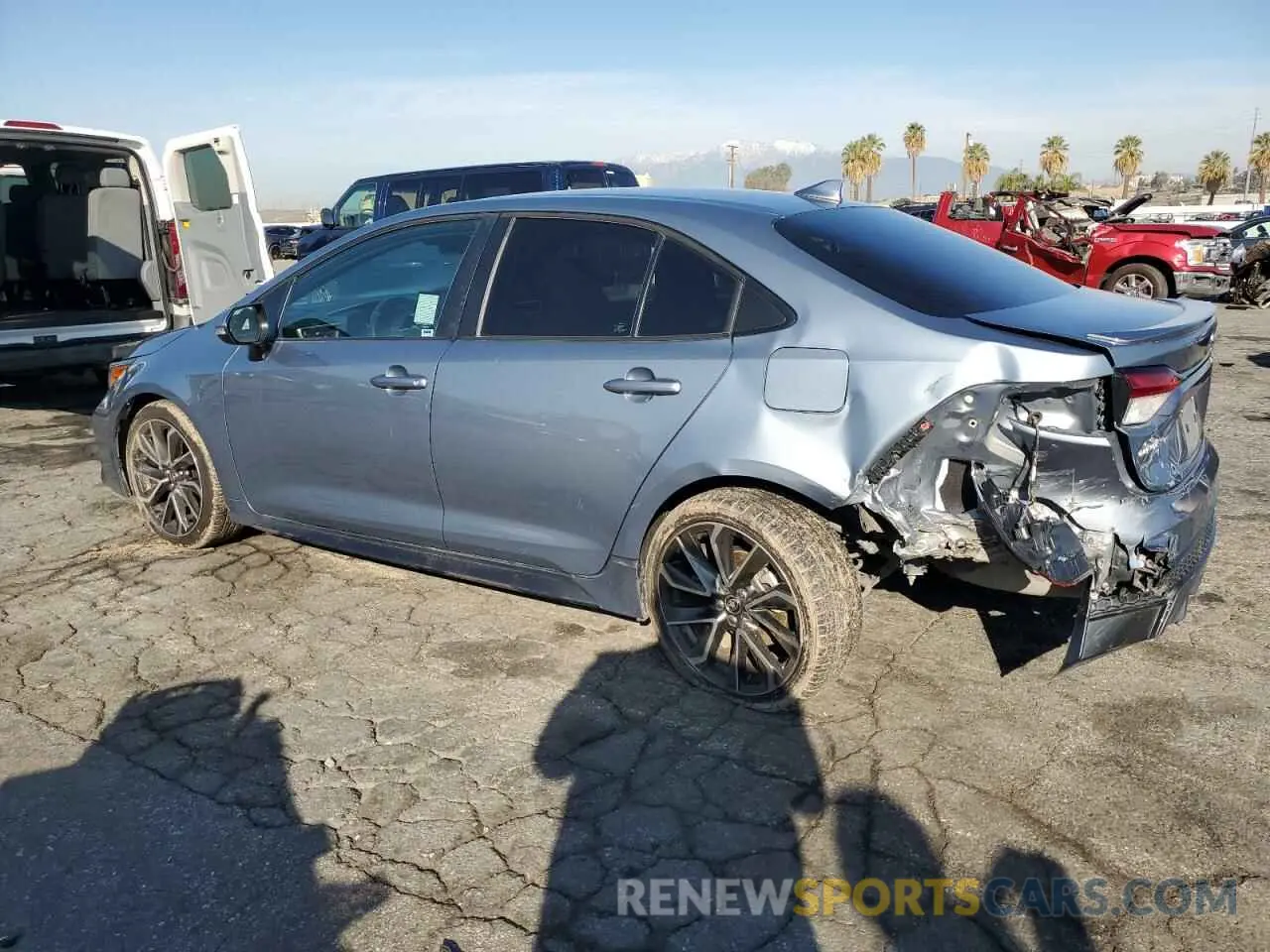 2 Photograph of a damaged car 5YFS4RCE2LP032967 TOYOTA COROLLA 2020