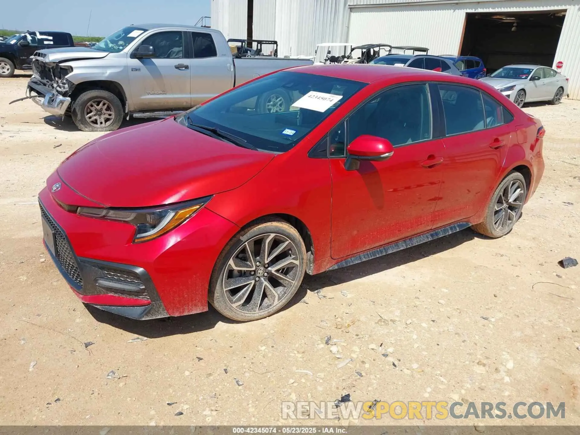 2 Photograph of a damaged car 5YFS4RCE2LP037201 TOYOTA COROLLA 2020