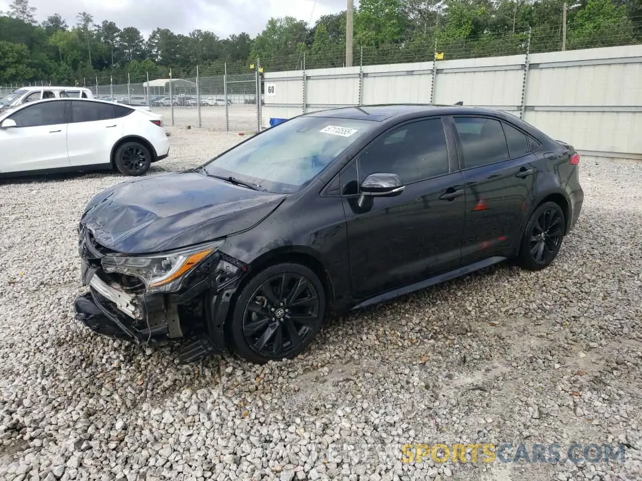 1 Photograph of a damaged car 5YFS4RCE2LP044651 TOYOTA COROLLA 2020