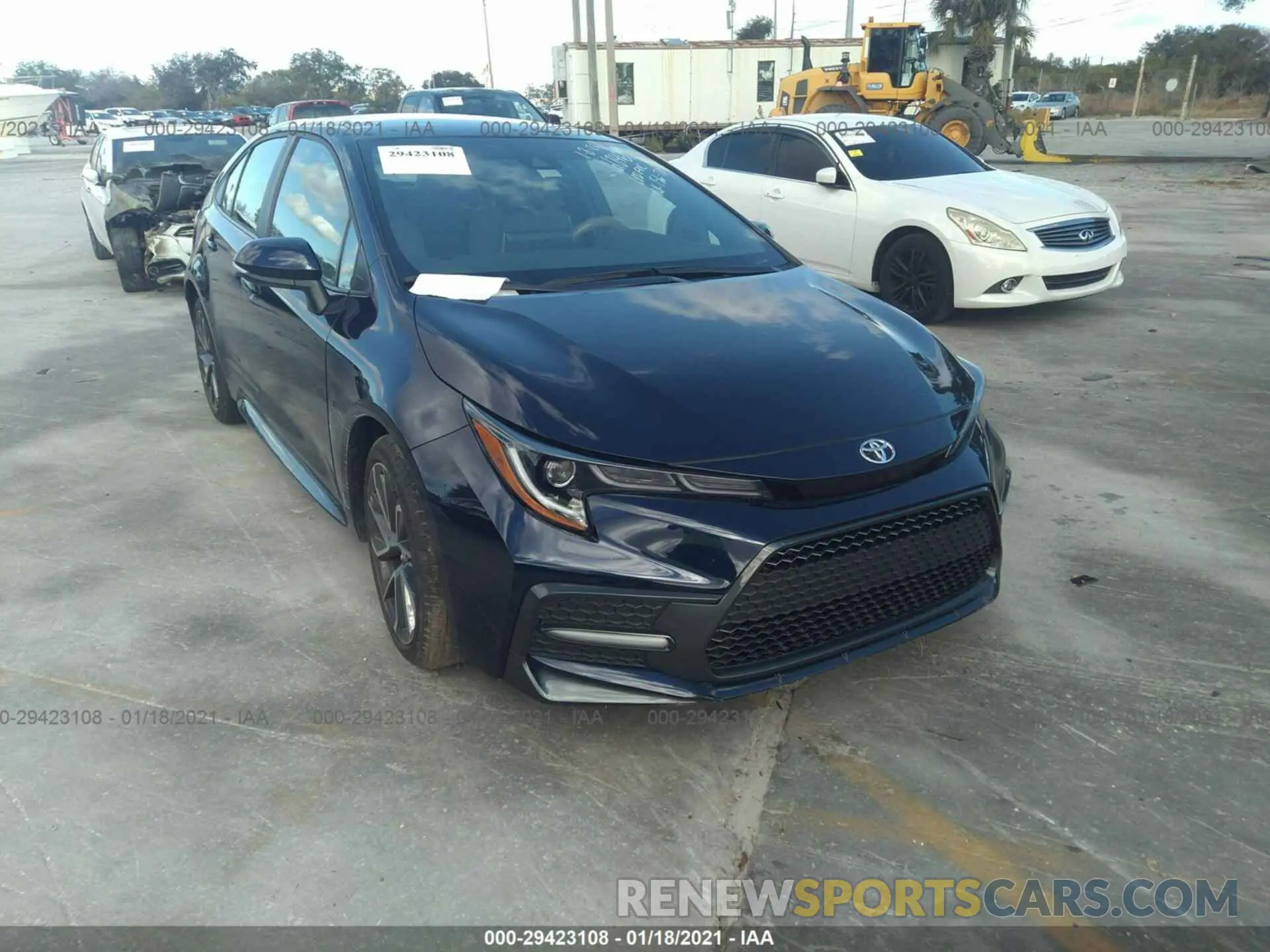 1 Photograph of a damaged car 5YFS4RCE2LP048828 TOYOTA COROLLA 2020