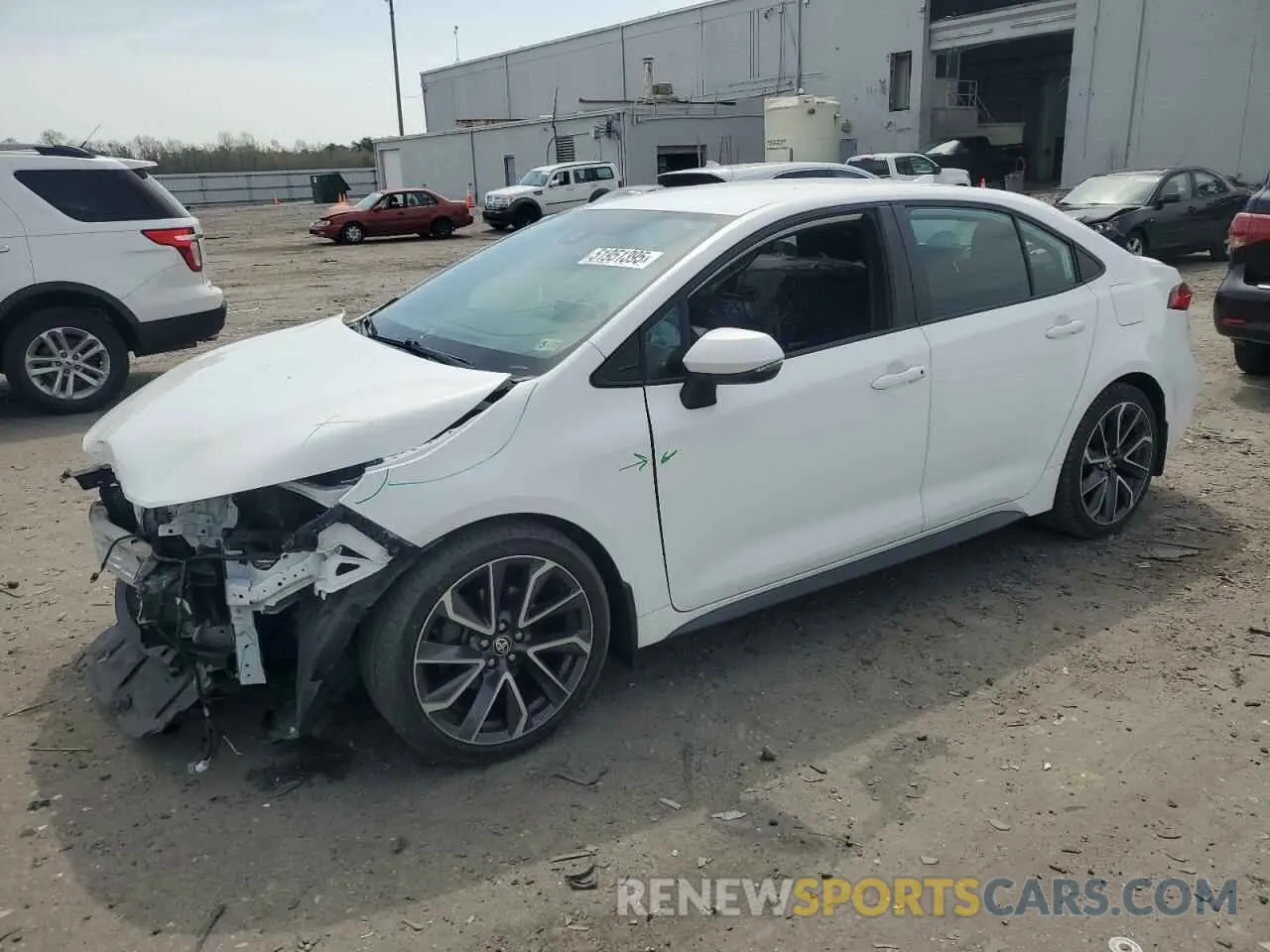 1 Photograph of a damaged car 5YFS4RCE3LP017684 TOYOTA COROLLA 2020