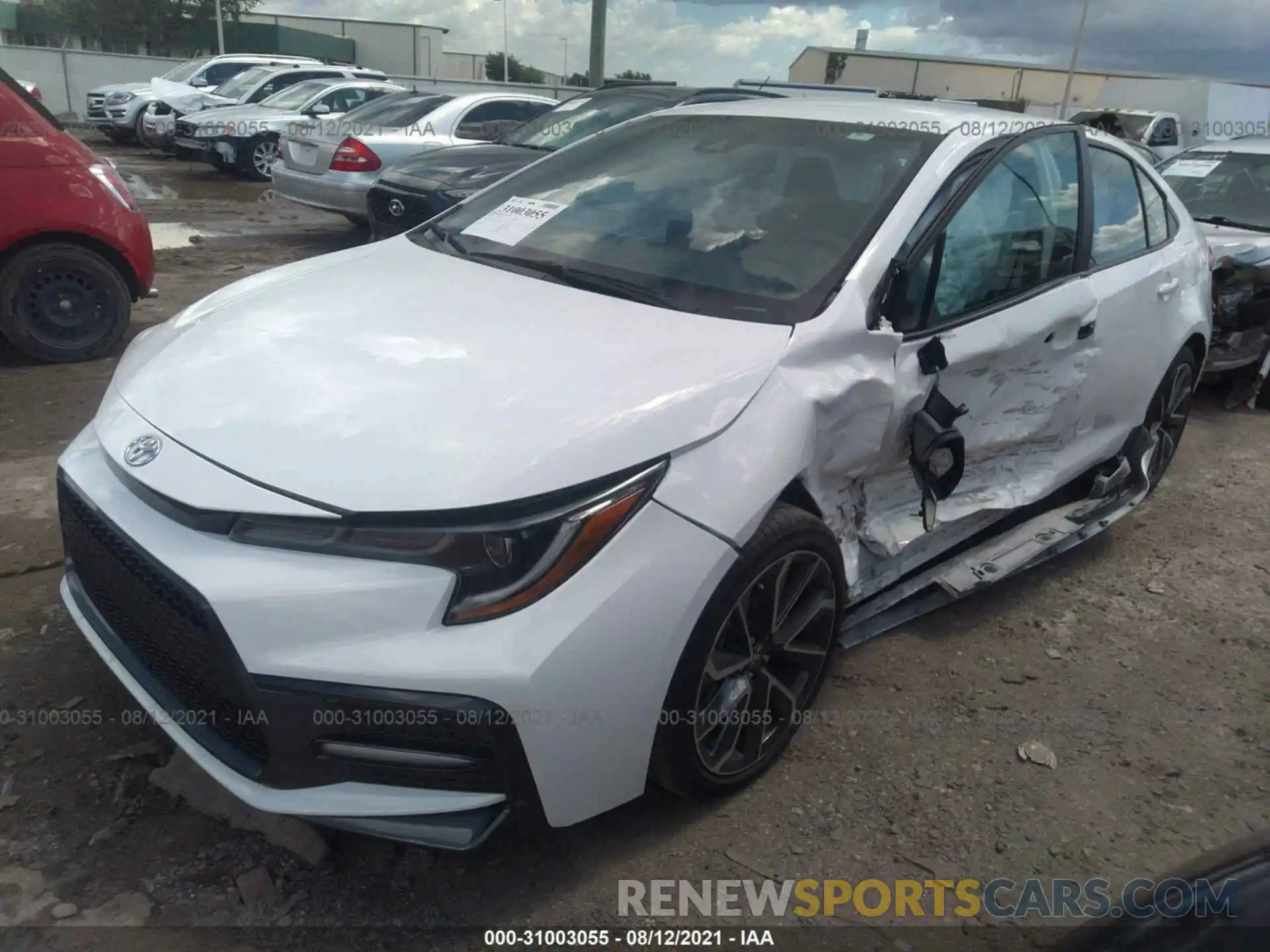 2 Photograph of a damaged car 5YFS4RCE3LP035232 TOYOTA COROLLA 2020