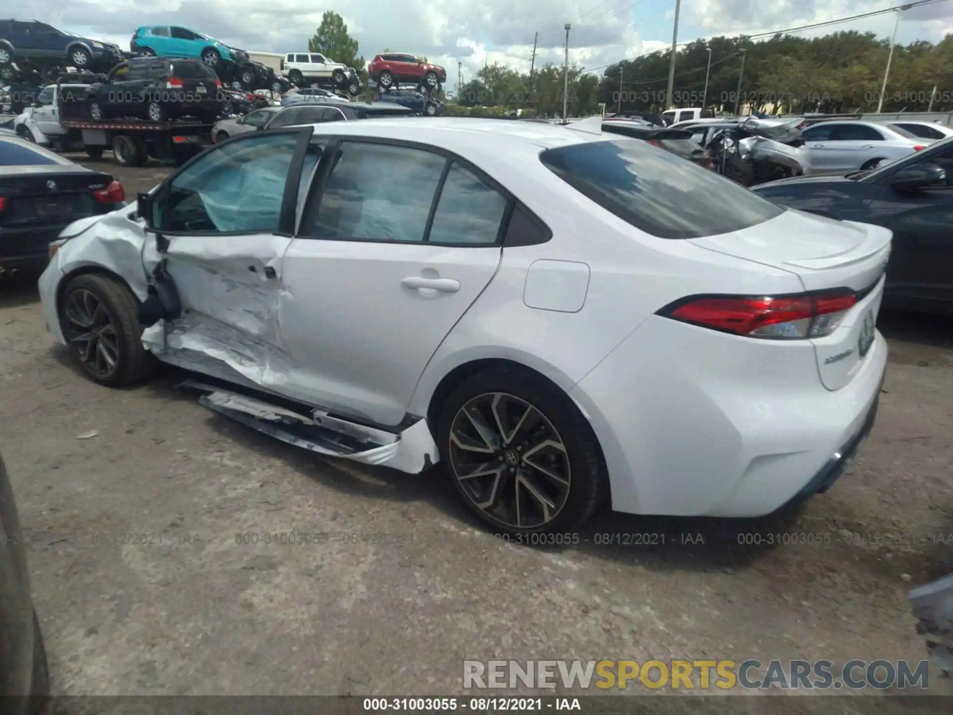 3 Photograph of a damaged car 5YFS4RCE3LP035232 TOYOTA COROLLA 2020