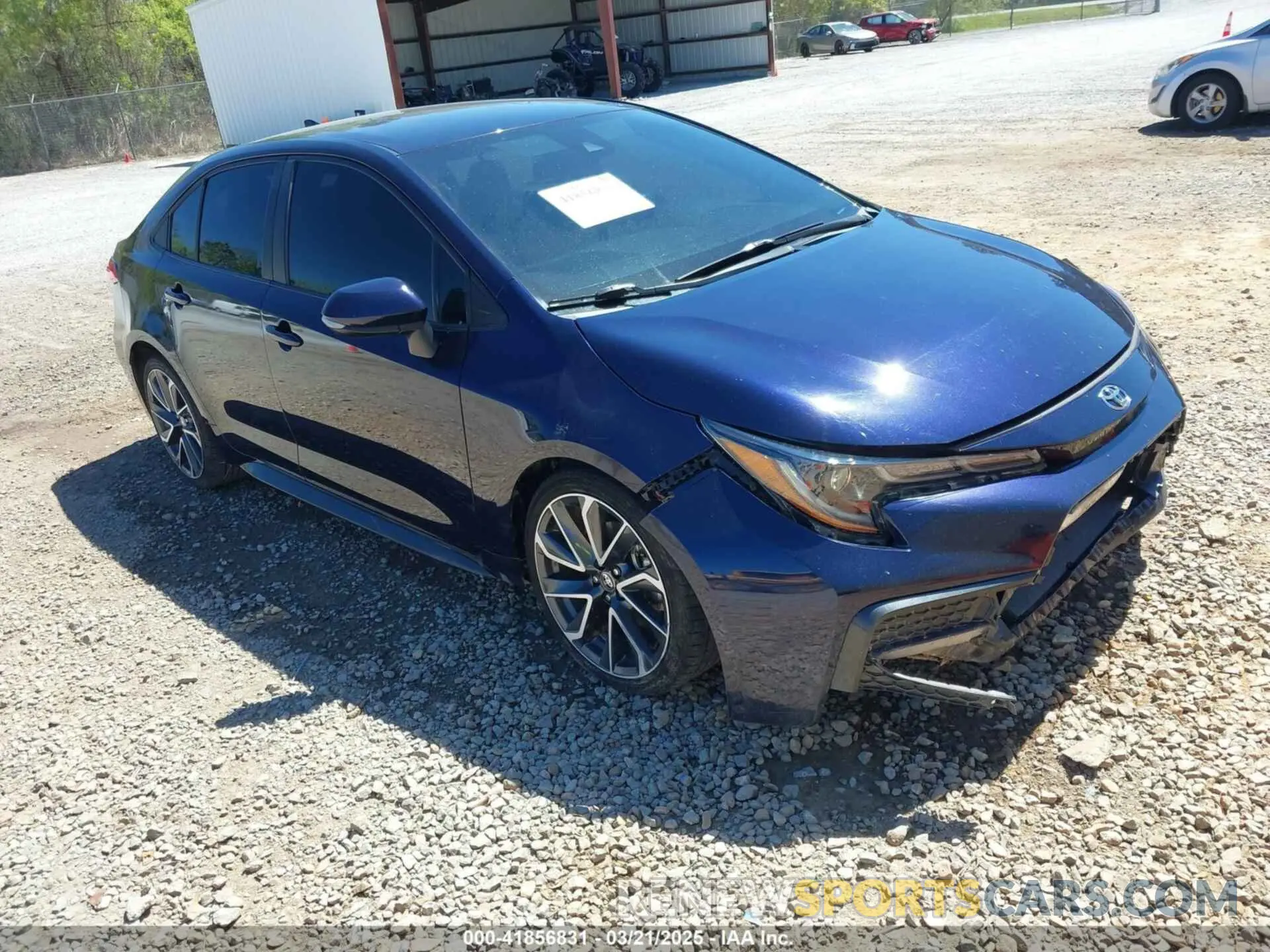 1 Photograph of a damaged car 5YFS4RCE3LP041483 TOYOTA COROLLA 2020
