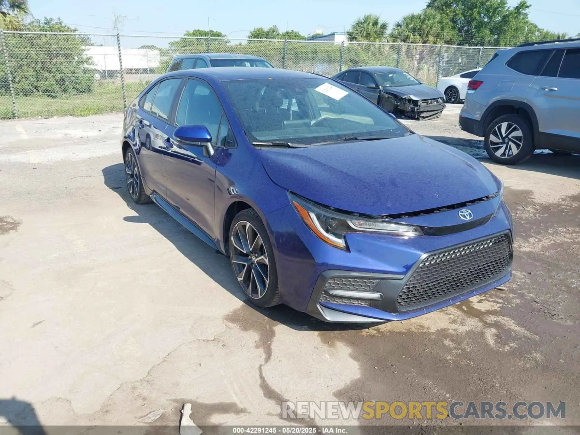 1 Photograph of a damaged car 5YFS4RCE3LP046439 TOYOTA COROLLA 2020