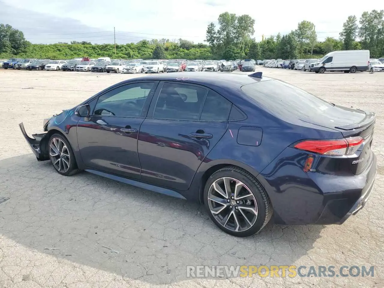2 Photograph of a damaged car 5YFS4RCE3LP052967 TOYOTA COROLLA 2020