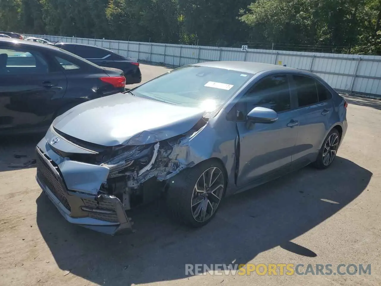 1 Photograph of a damaged car 5YFS4RCE4LP014261 TOYOTA COROLLA 2020