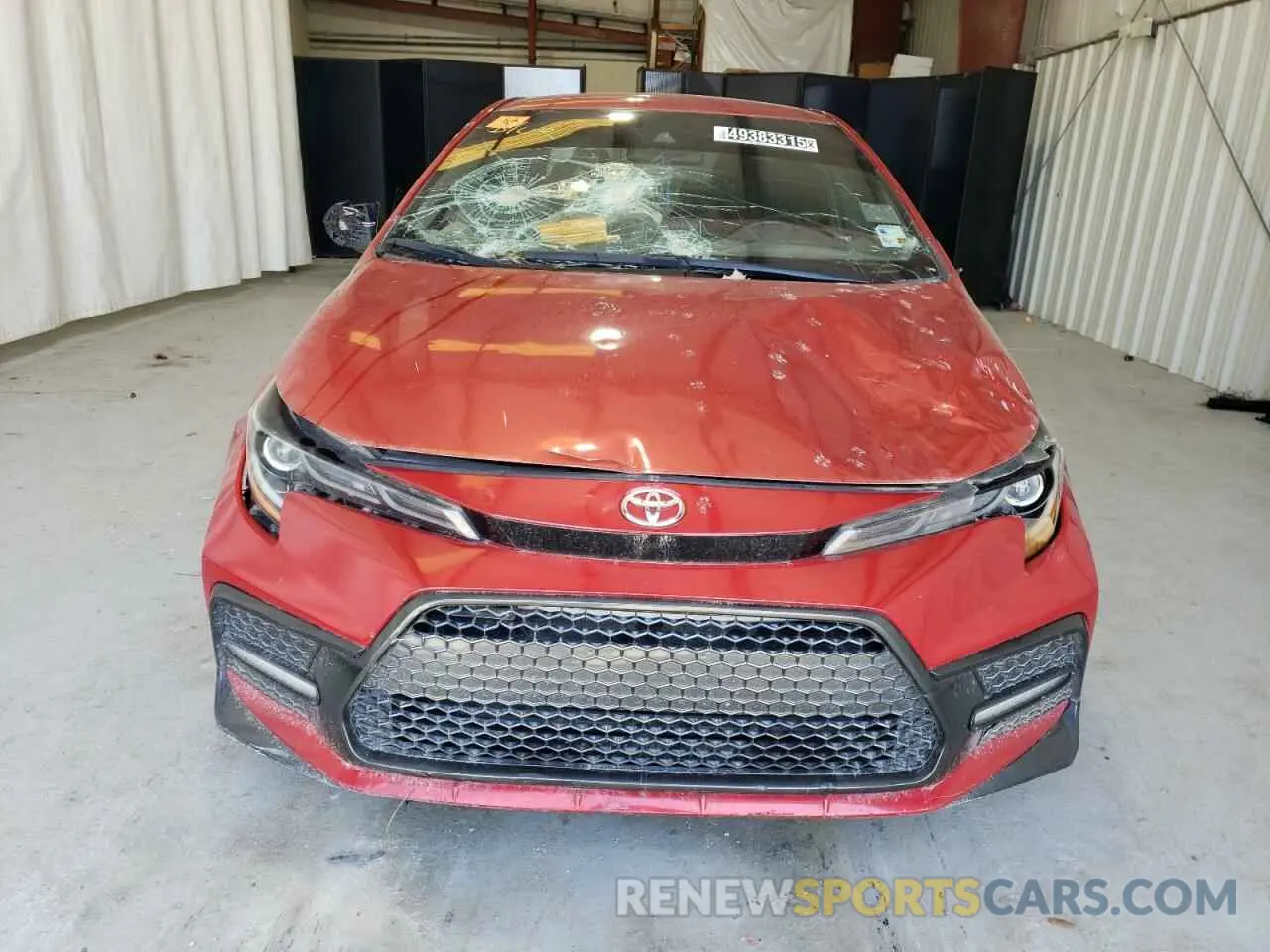 5 Photograph of a damaged car 5YFS4RCE4LP023042 TOYOTA COROLLA 2020