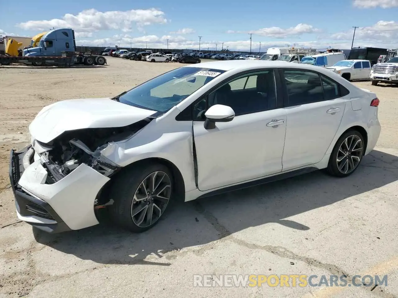 1 Photograph of a damaged car 5YFS4RCE4LP035577 TOYOTA COROLLA 2020